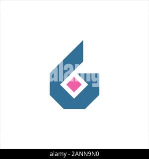 initial letter gb or bg logo vector design Stock Vector