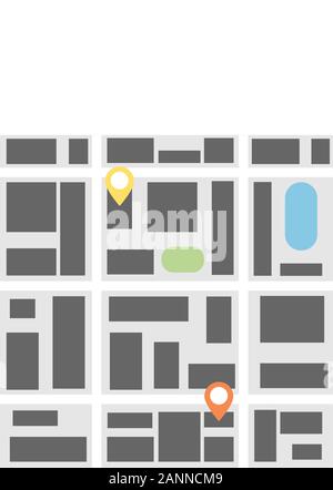 GPS.navigator pin checking on white background. vector illustration eps 10 Stock Vector