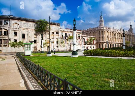 Havana, Cuba - January 21,2017: The Great Theatre of Havana, Havana, Cuba.The theatre has been home to the Cuban National Ballet Stock Photo