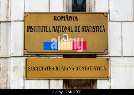 Detail View Of The National Institute Of Statistic Institutul National De Statistica Bucharest Romania 2020 Stock Photo Alamy