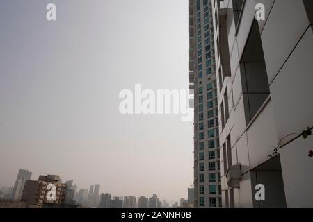 VIEW OF SHAPOORJI PALLONJI IMPERIAL TOWERS, TARDEO MUMBAI, VERY EXPENSIVE REAL ESTATE IN SOUTH MUMBAI Stock Photo