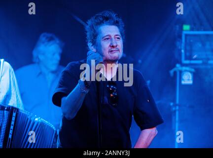 Shane MacGowan at Grappas Cellar Jardine House Central Hong Kong with his band.Alamy Stock Image/Jayne Russell Stock Photo