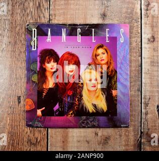 Bangles 7inch single, In your room Stock Photo