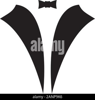 Logo Design with Blazer Icon Vector illustration Stock Vector