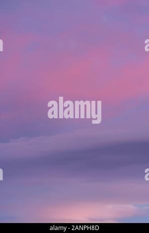 Colorful sunset sky background with reddish colors Stock Photo