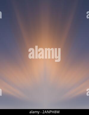Colorful sunset sky background with reddish colors Stock Photo