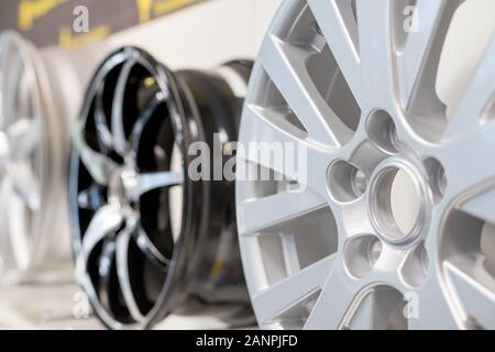 Car max wheel. Magnesium alloy wheel. Stock Photo