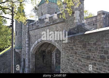 The Citadel and Fortifications of Quebec City, Canada Stock Photo