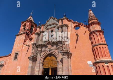 Templo De La Tercera Orden in Dolores Hidalgo, Guanajuato state, Mexico Stock Photo