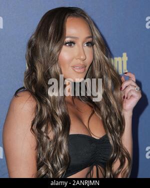 Hollywood, USA. 18th Jan, 2020. Adrienne Bailon, Adrienne Houghton  walking the red carpet at Entertainment Weekly’s Official Pre-SAG Awards Celebration held at Chateau Marmont on January 18, 2020 in Los Angeles, CA, USA  (Photo by Parisa Afsahi/Sipa USA) Credit: Sipa USA/Alamy Live News Stock Photo