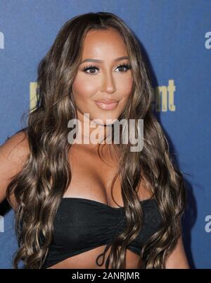 Hollywood, USA. 18th Jan, 2020. Adrienne Bailon, Adrienne Houghton  walking the red carpet at Entertainment Weekly’s Official Pre-SAG Awards Celebration held at Chateau Marmont on January 18, 2020 in Los Angeles, CA, USA  (Photo by Parisa Afsahi/Sipa USA) Credit: Sipa USA/Alamy Live News Stock Photo