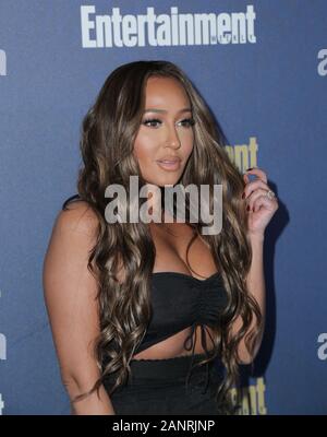 Hollywood, USA. 18th Jan, 2020. Adrienne Bailon, Adrienne Houghton  walking the red carpet at Entertainment Weekly’s Official Pre-SAG Awards Celebration held at Chateau Marmont on January 18, 2020 in Los Angeles, CA, USA  (Photo by Parisa Afsahi/Sipa USA) Credit: Sipa USA/Alamy Live News Stock Photo