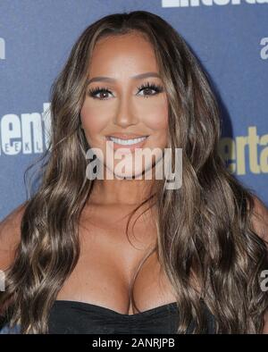 Hollywood, USA. 18th Jan, 2020. Adrienne Bailon, Adrienne Houghton  walking the red carpet at Entertainment Weekly’s Official Pre-SAG Awards Celebration held at Chateau Marmont on January 18, 2020 in Los Angeles, CA, USA  (Photo by Parisa Afsahi/Sipa USA) Credit: Sipa USA/Alamy Live News Stock Photo