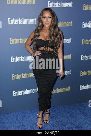 Hollywood, USA. 18th Jan, 2020. Adrienne Bailon, Adrienne Houghton  walking the red carpet at Entertainment Weekly’s Official Pre-SAG Awards Celebration held at Chateau Marmont on January 18, 2020 in Los Angeles, CA, USA  (Photo by Parisa Afsahi/Sipa USA) Credit: Sipa USA/Alamy Live News Stock Photo