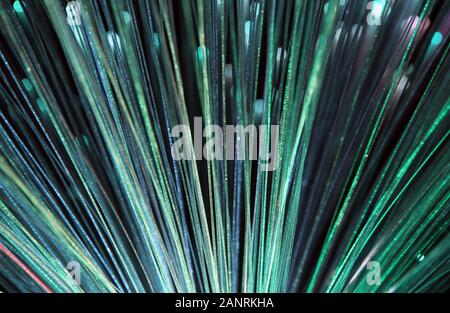 fibre optic lighting Stock Photo