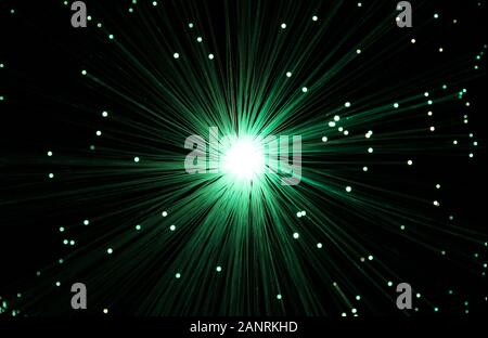 fibre optic lighting Stock Photo