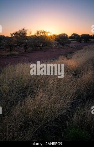 Outback landscape, Central Australia, Northern Territory Stock Photo