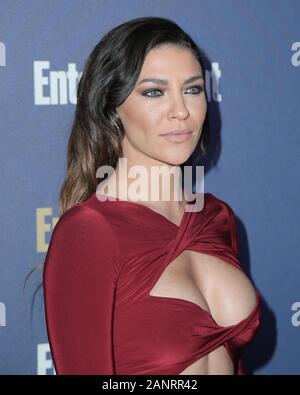 Hollywood, USA. 18th Jan, 2020. Jessica Szohr walking the red carpet at Entertainment Weekly’s Official Pre-SAG Awards Celebration held at Chateau Marmont on January 18, 2020 in Los Angeles, CA, USA  (Photo by Parisa Afsahi/Sipa USA) Credit: Sipa USA/Alamy Live News Stock Photo