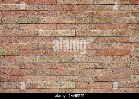 Background from a wall of fine clinkers Stock Photo