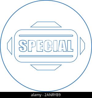 Creative element design from stock market icons collection. Pixel perfect Special Offer, especial, sticker icon for commercial, print media, web or an Stock Vector