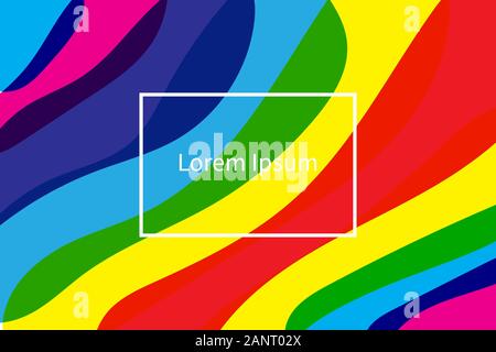 Colour background, colorful vivid banner, backdrop, vector summer flyer Stock Vector