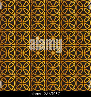 Celtic seamless pattern, geometric pattern, celtic vector ornament Stock Vector