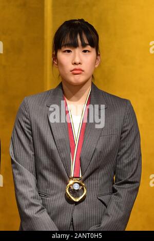 Tokyo, Japan. Credit: MATSUO. 18th Jan, 2020. 高木裕美/Yumi Takagi (JPN) Gymnastics : Japan Gymnastics national team reports about 2019 World championships in Tokyo, Japan. Credit: MATSUO .K/AFLO SPORT/Alamy Live News Stock Photo