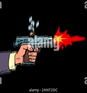 animated gun shooting bullet