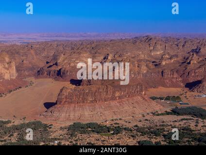 Mountains of the wadi al-Qura, Al Madinah Province, Alula, Saudi Arabia Stock Photo