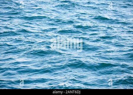 Ocean waves, focus in the middle of the frame, natural background. Stock Photo