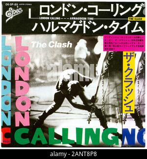 The Clash,London Calling - Classic vintage vinyl album Stock Photo