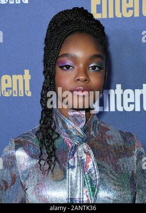 Hollywood, USA. 18th Jan, 2020. 18January 2020 - West Hollywood, California - Marsai Martin. Entertainment Weekly Pre-SAG Awards Celebration 2020 held at Chateau Marmont. Credit: MediaPunch Inc/Alamy Live News Stock Photo