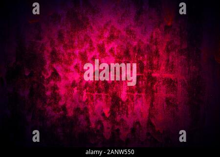 Abstract background dripping red paint from rusty metal Stock Photo