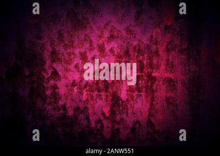 Abstract background dripping red paint from rusty metal Stock Photo