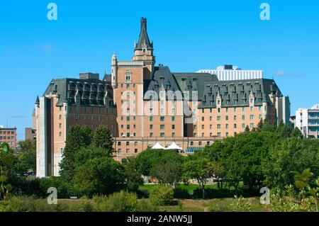 The historic Delta Bessborough Hotel in downtown Saskatoon ...