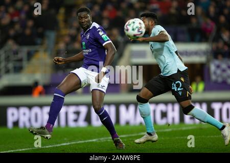 Brussels Belgium 19 January 2020 Derrick Luckassen Of Anderlecht In Action During The Jupiler Pro League Match Day 22 Between Rsc Anderlecht And Club Brugge On January 19 2020 In Anderlecht Lotto Park Stadium Belgium Photo By Frank