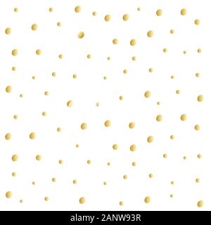 White seamless background..Yellow spots on a white background. Stock Vector