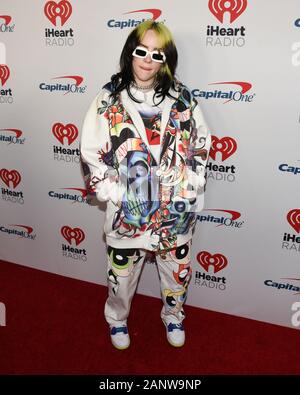 18 January 2020 - Hollywood, California - Billie Eilish. iHeartRadio ALTer EGO 2020 Presented by Capital One held at The Forum. Photo Credit: Billy Bennight/AdMedia /MediaPunch Stock Photo