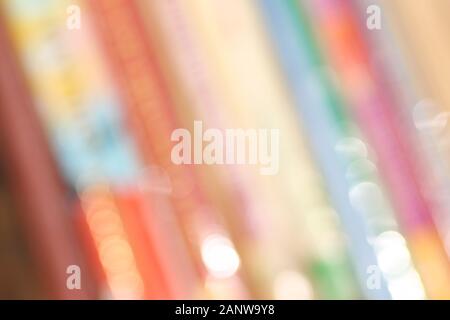 Abstract blurred colorful background with diagonal stripes. Stock Photo