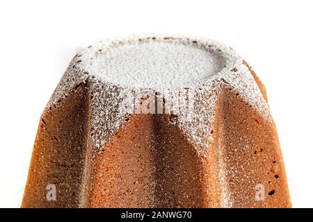 Pandoro , traditional Italian sweet bread, popular around Christmas and New Year, cacao and chocolate version Stock Photo