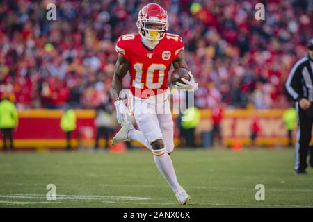 Tyreek Hill 10 Kansas City Chiefs AFC West Division Champions