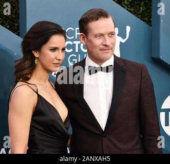 LOS ANGELES - JAN 19: Shireen Jiwan, James Tupper at the 26th Screen ...