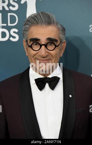 Los Angeles, California, USA. 19th Jan 2020. Eugene Levy  arrives for the 26th Annual Screen Actors Guild Awards at The Shrine Auditorium on January 19, 2020 in Los Angeles, California. (Photo by Sthanlee B. Mirador/Sipa USA) Credit: Sipa USA/Alamy Live News Stock Photo