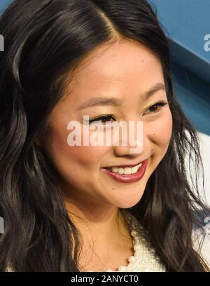Stephanie Hsu arrives at the Los Angeles premiere of "Joy Ride," Monday