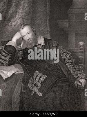 Henry Percy, 9th Earl of Northumberland, 1564-1632, an English nobleman Stock Photo