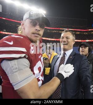 San Francisco 49ers general manager John Lynch walks on the field ...