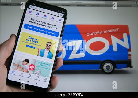 Ozon.ru (ozon) russia largest online retailer Stock Photo - Alamy
