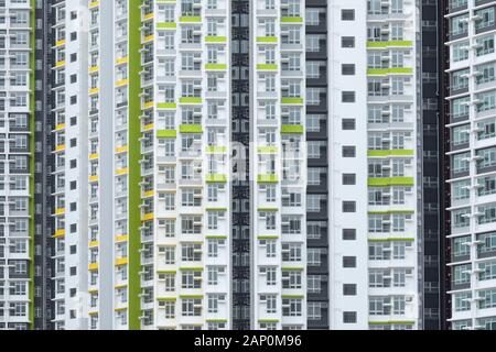 Apartment blocks, Sham Shui Po, Kowloon, Hong Kong Stock Photo
