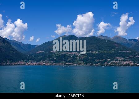 Piona Colico (LC)  Italy 08/08/2019 , view of the lake of Lecco from the Abbey of Piona Stock Photo