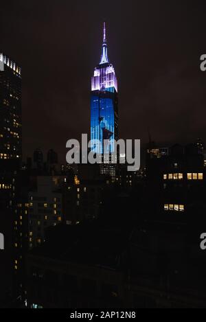 Celebrating 150th Anniversary of Harper's Bazaar on Empire State